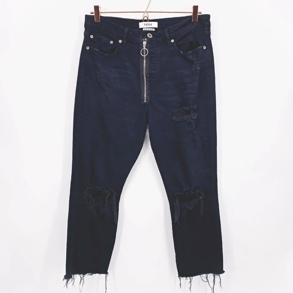 Pistola‎ Nico Distressed Exposed Zipper Jeans